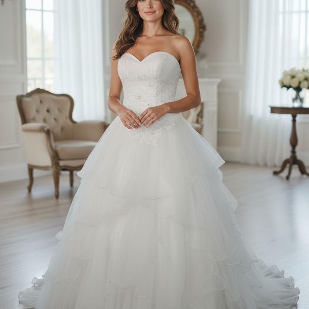 Strapless Ballgown Wedding Dress